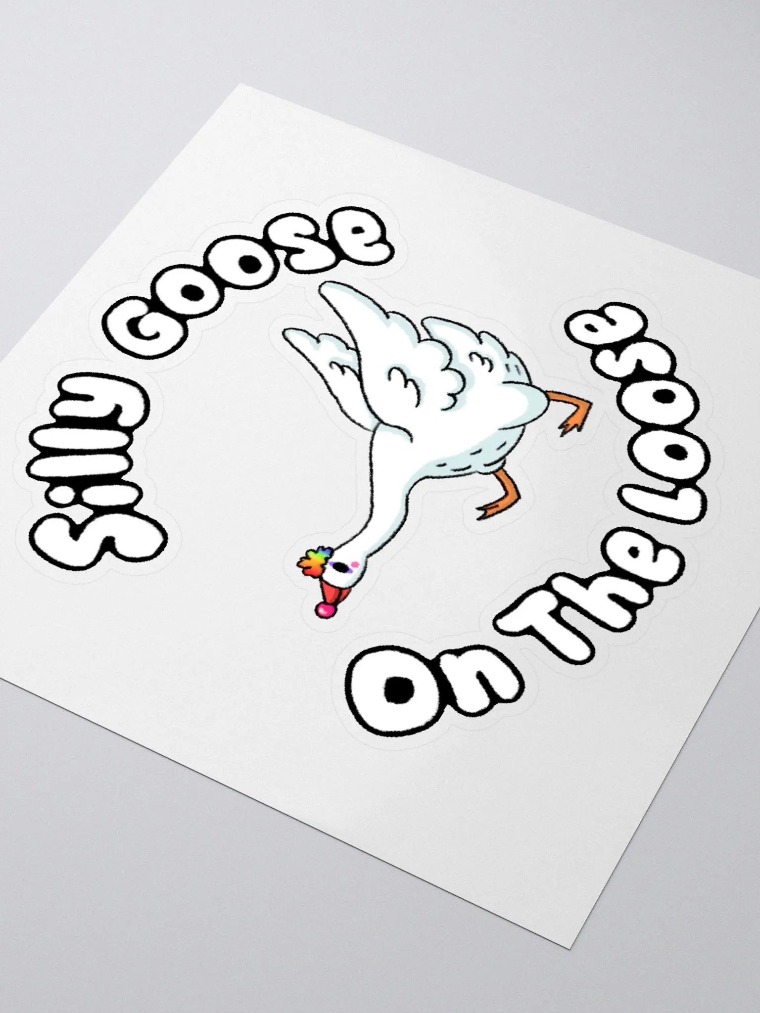 Silly Goose on The Loose Kiss Cut Sticker product image (9)