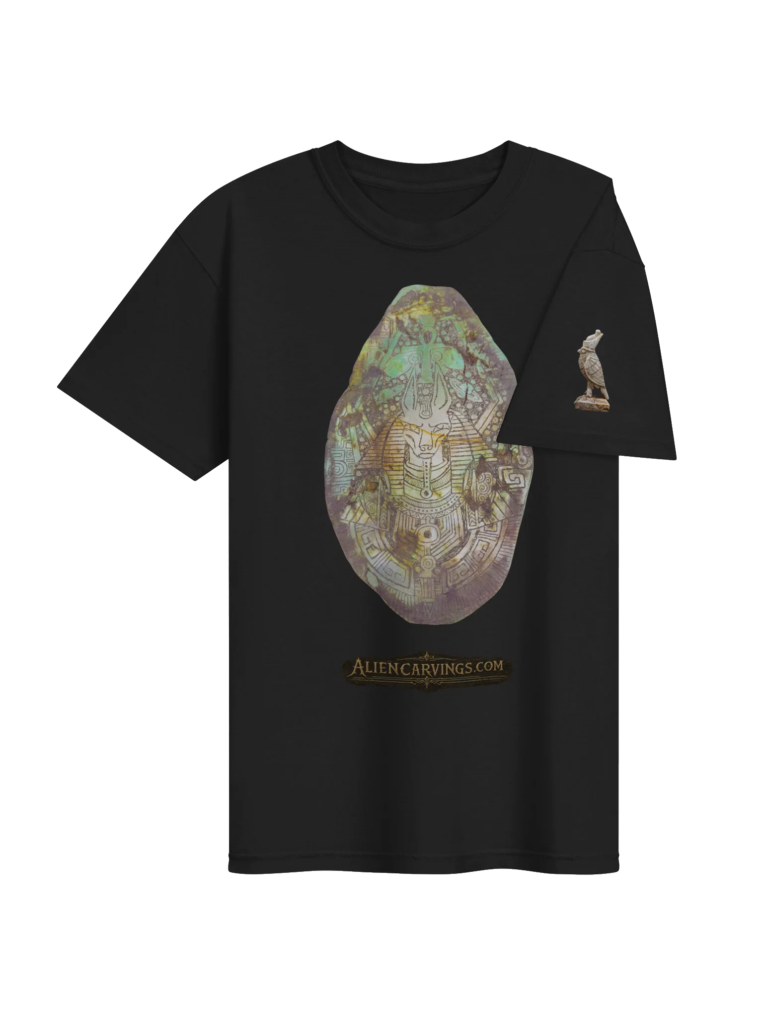 Chalcedony Anubis Aliencarings.com T-Shirt product image (4)