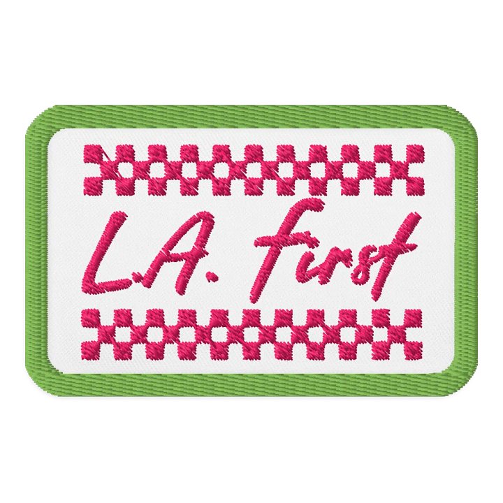 LA First Embroidered Patch product image (1)