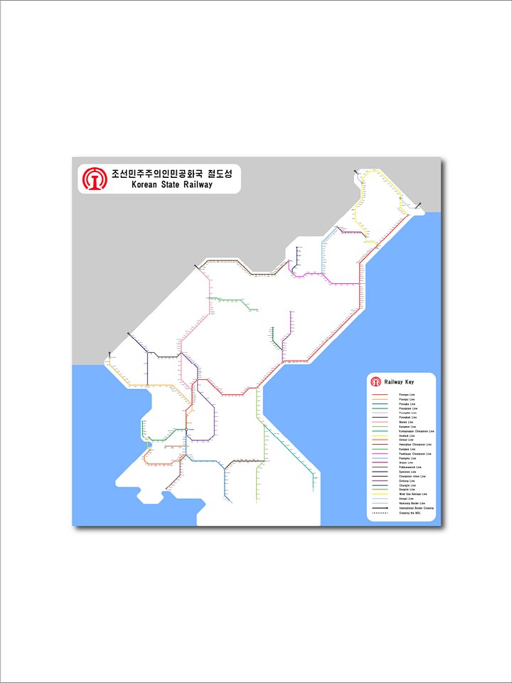 Korean State Railway | Full Transport Diagram product image (1)