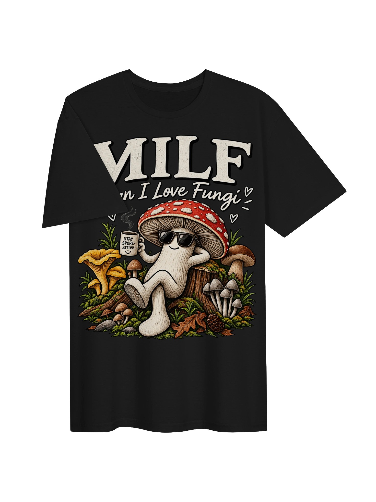MILF – Man I Love Fungi Funny Mushroom T-Shirt product image (3)