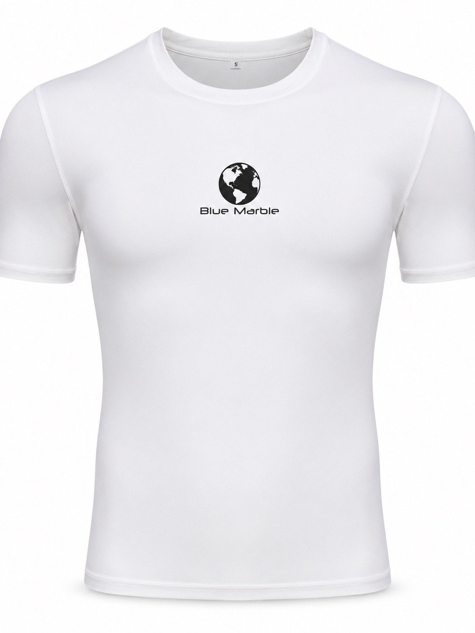Blue Marble Performance Compression Shirt product image (1)