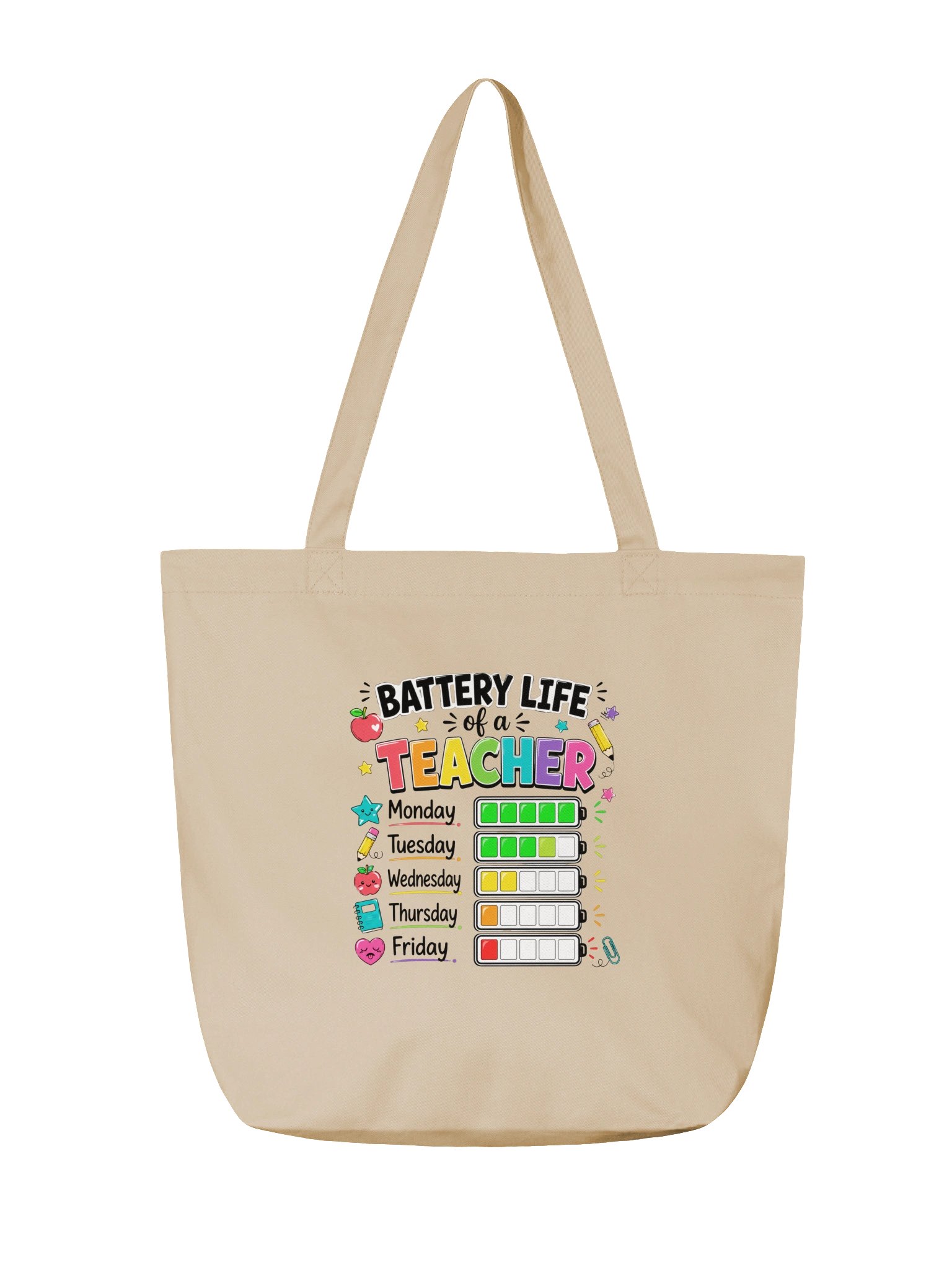 Teacher Bag Battery Life Teacher Classroom Tote product image (2)