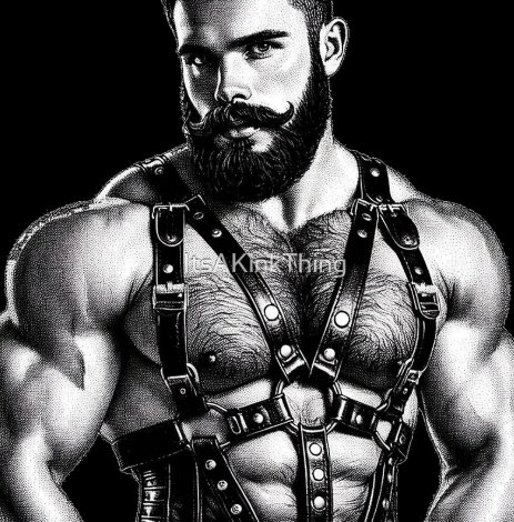 Gay Leather Bar Pride "Colton" Leather Bar San Francisco Pride Graphic Design product image (1)