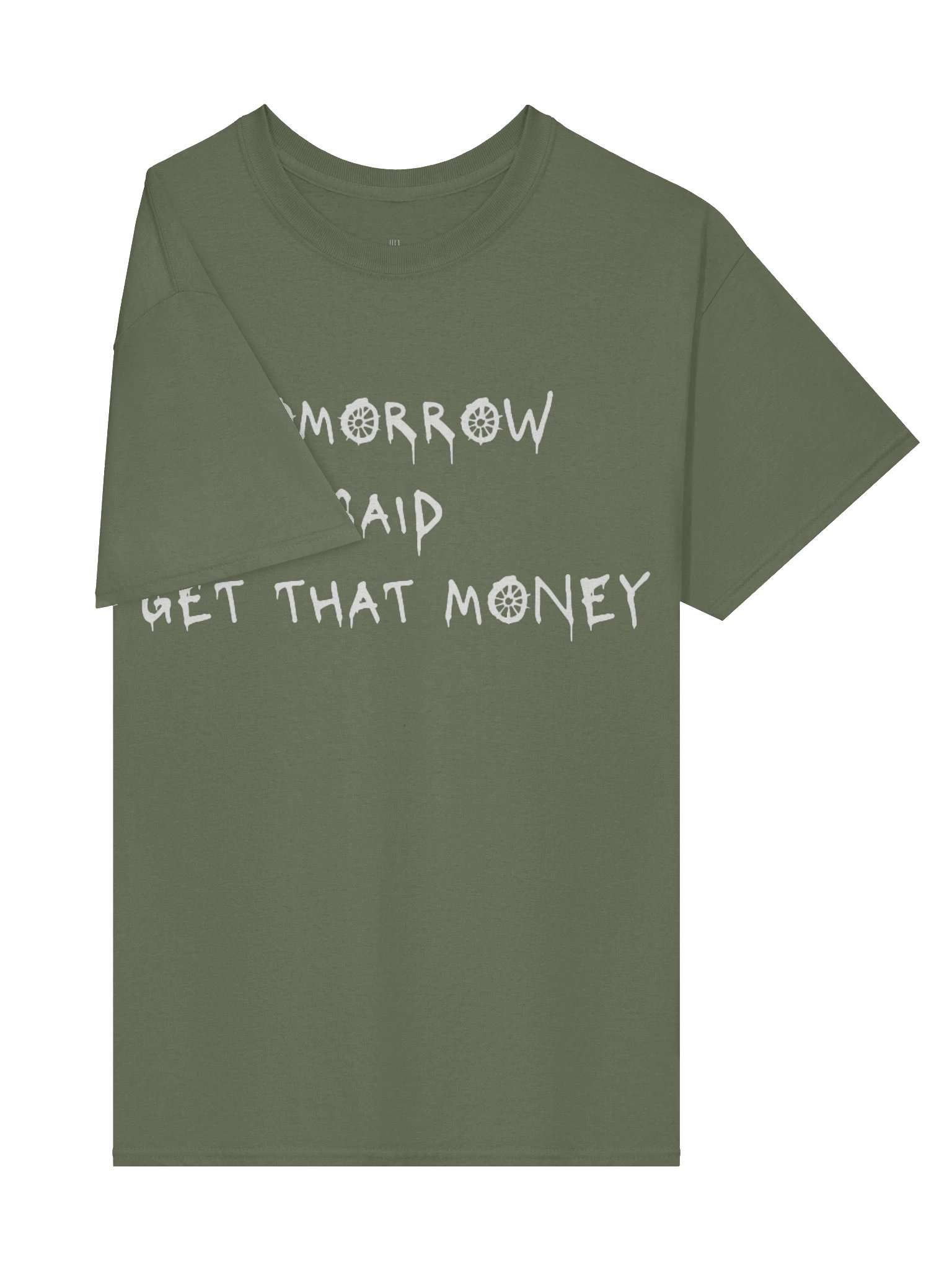 Tomorrow Said T-Shirt- Military Green product image (4)