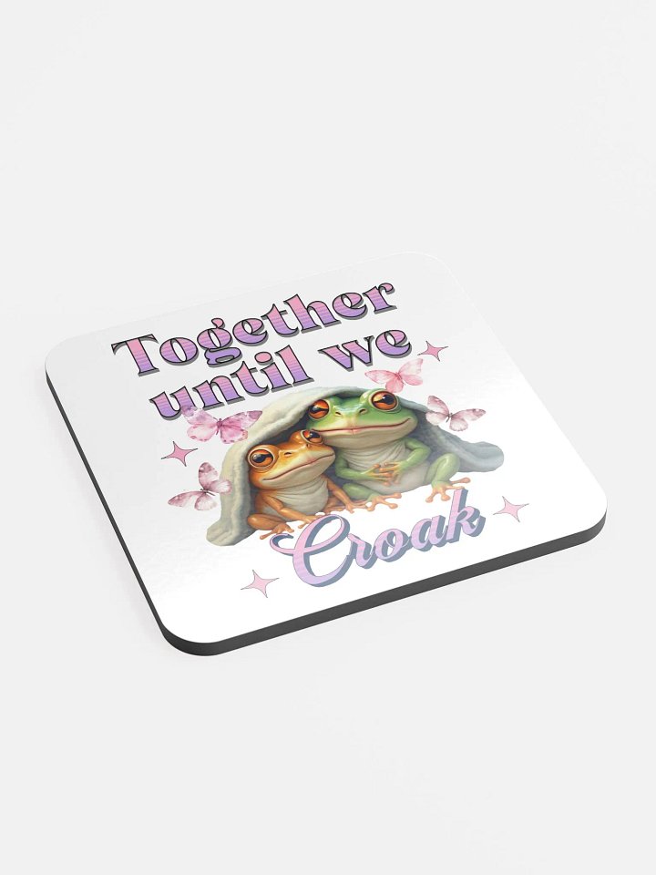 Together Until We Croak Frog Froggy Love Coaster Set product image (2)