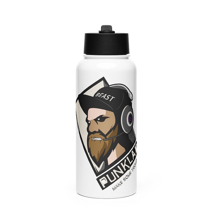 Beast Mode Stainless Steel Water Bottle product image (1)