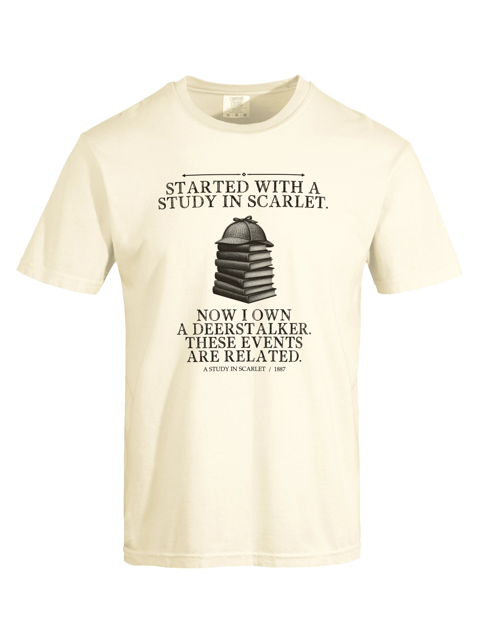 Started With Study Scarlet Now Own Deerstalker -- A Study in Scarlet Tee (Light) product image (17)