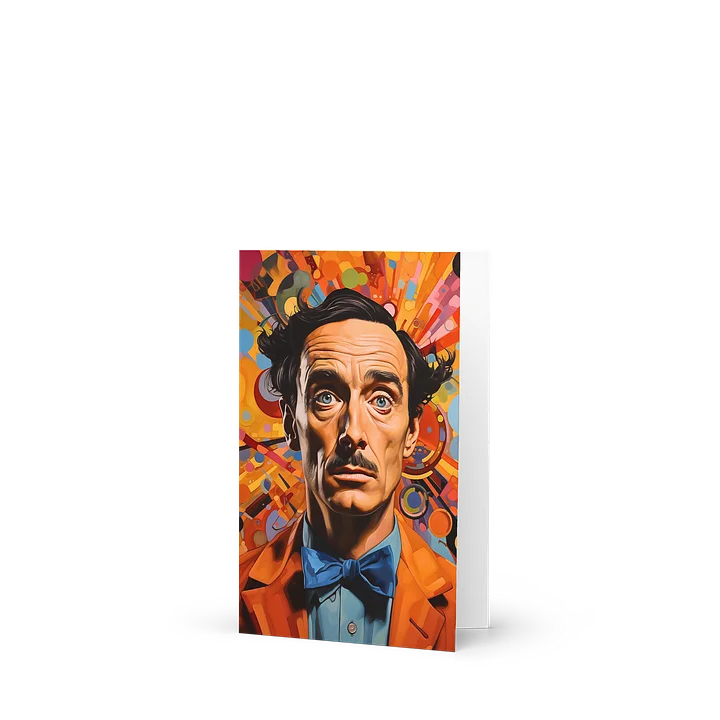 Orange Suit Man in Blue Bow Tie product image (1)