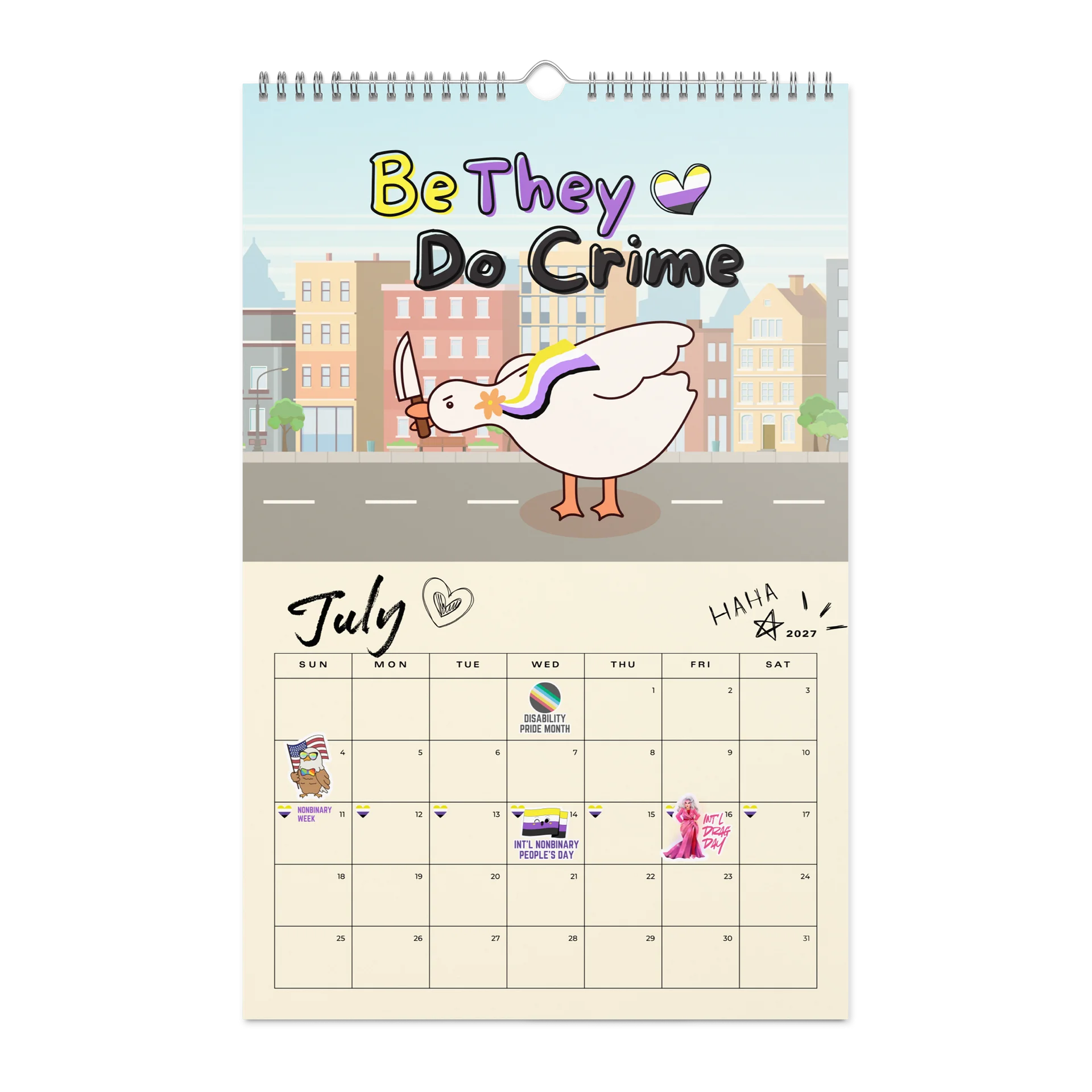 2027 LGBTQ+ & Cultural Awareness Calendar product image (7)