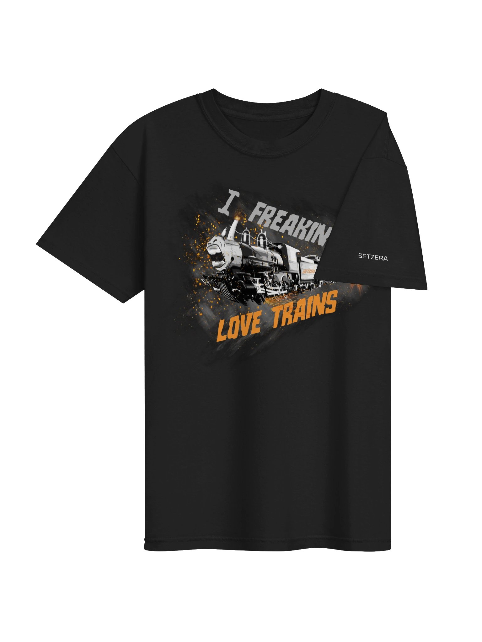 I Freaking Love Trains Tee product image (4)