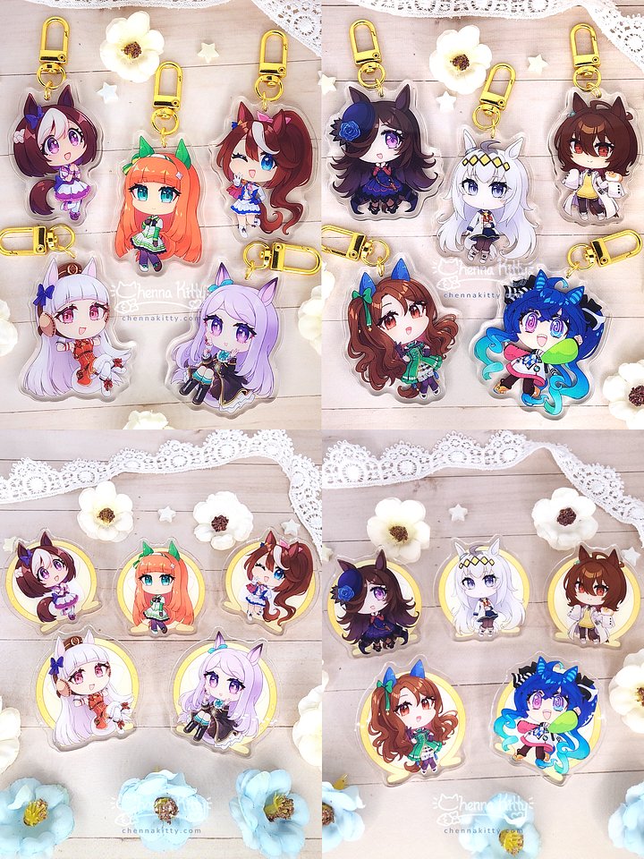 Umamusume Charm and Pin Bundle product image (1)