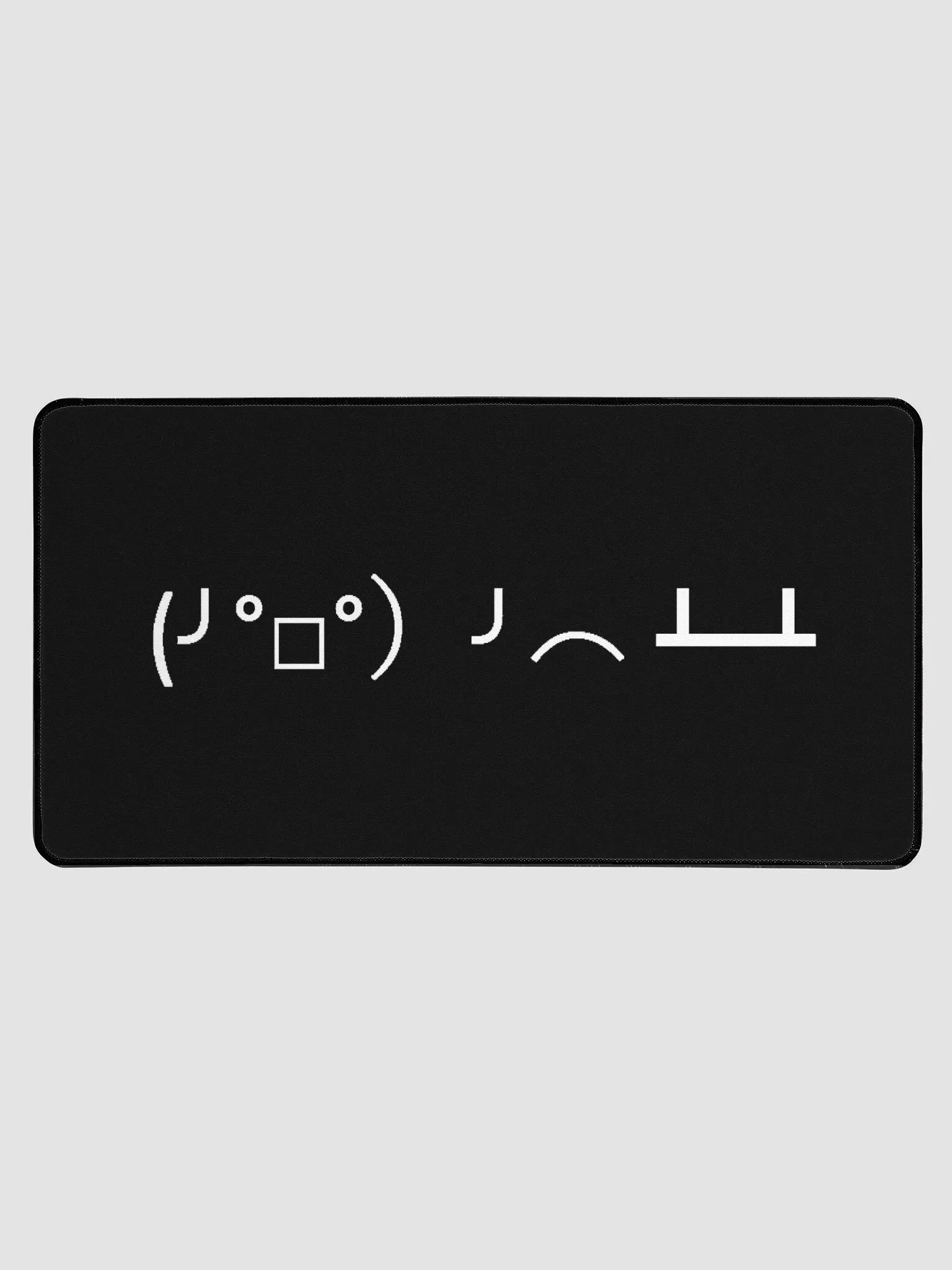 ASCII Face Table Flip Desk Mat product image (1)