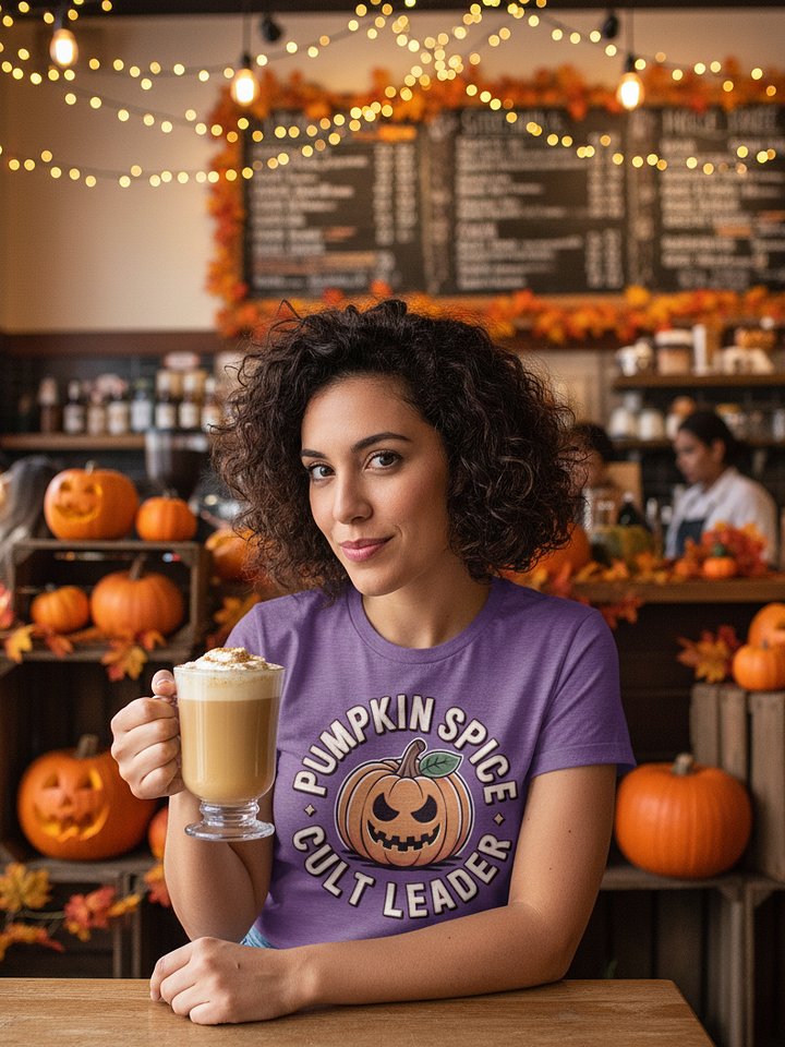 Pumpkin Spice Cult Leader T-Shirt product image (1)