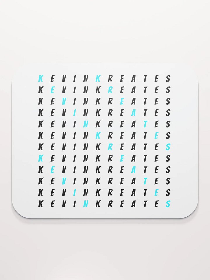 Kevin Kreates Cross-Word Mouse Pad product image (2)
