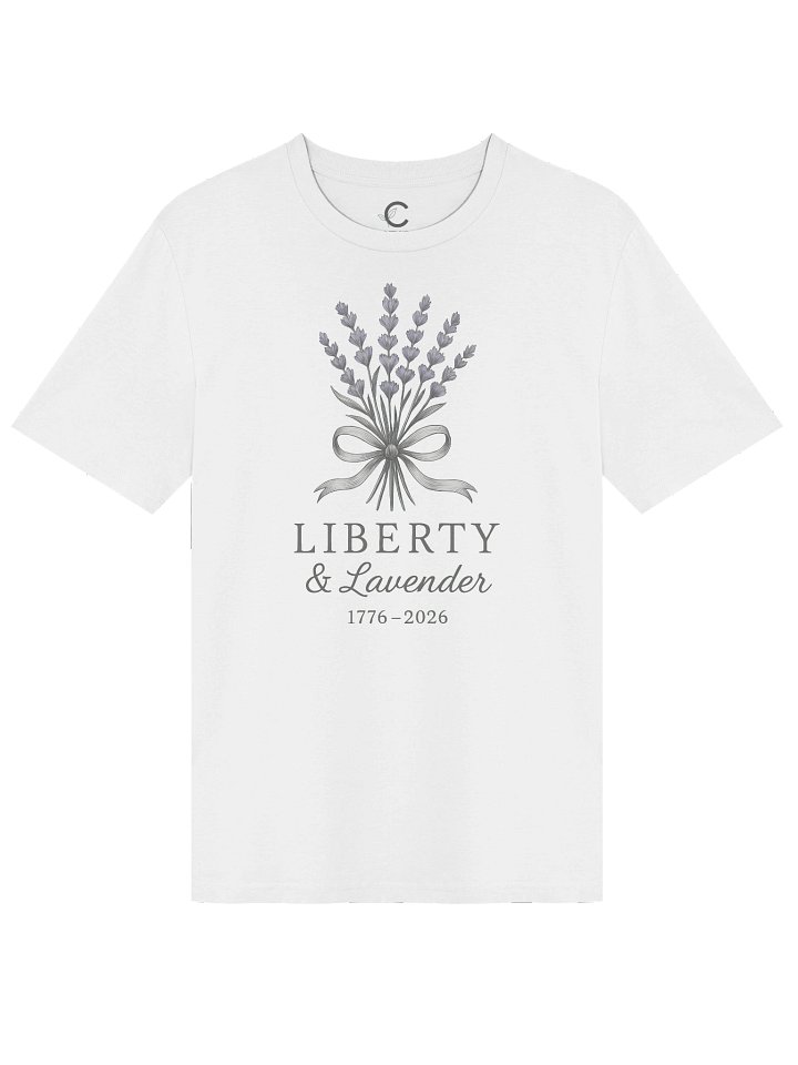 America 250: "Liberty And Lavender" Organic T-Shirt product image (2)
