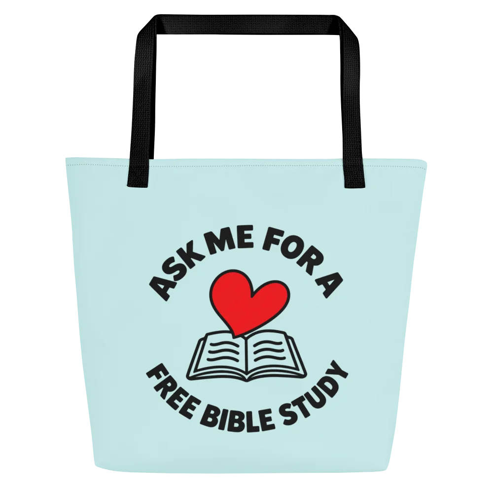 Ask Me for a Free Bible Study Tote Bag – Double-Sided Ministry Bag product image (2)