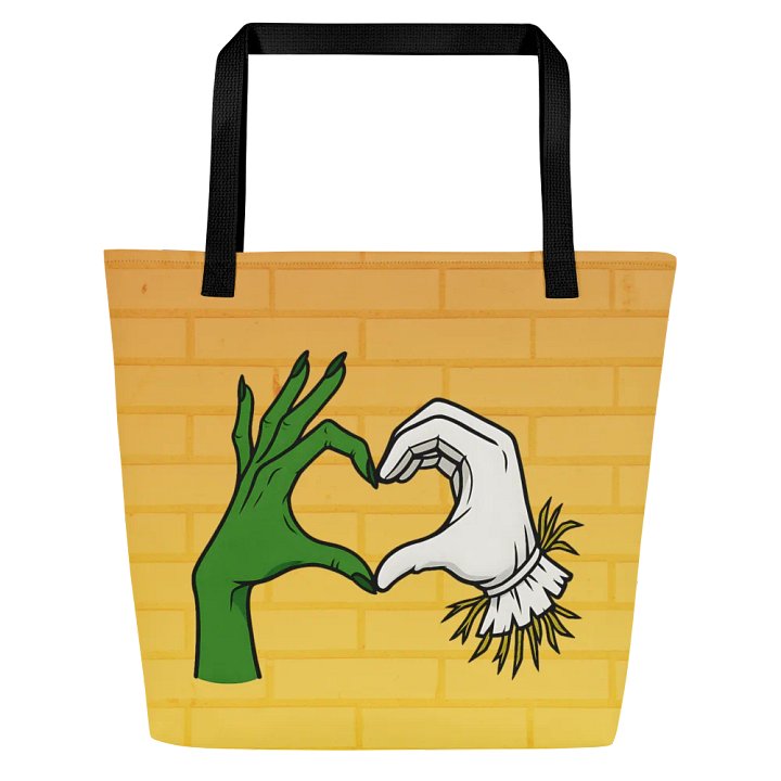 Broadway Tote Bag – Fiyeraba Heart Hands Art – Wicked Romance Gift product image (2)