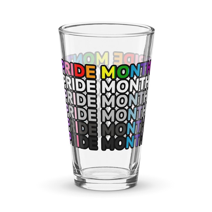Rainbow PRIDE MONTH Pint Glass product image (1)