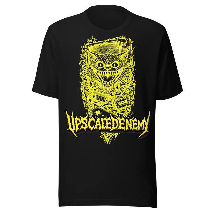 UE - Cheshy-Linework-Yellow_BLK Tee product image (1)