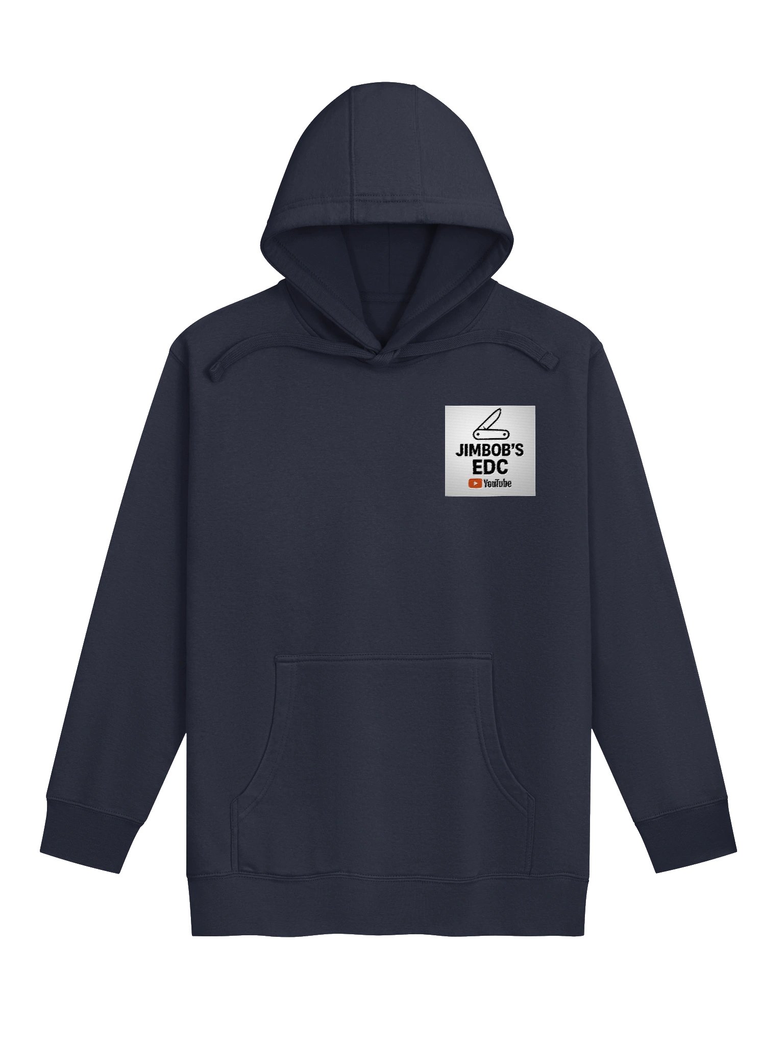 JimBob’s EDC Logo Hoodie — Embroidered Penknife Design product image (1)