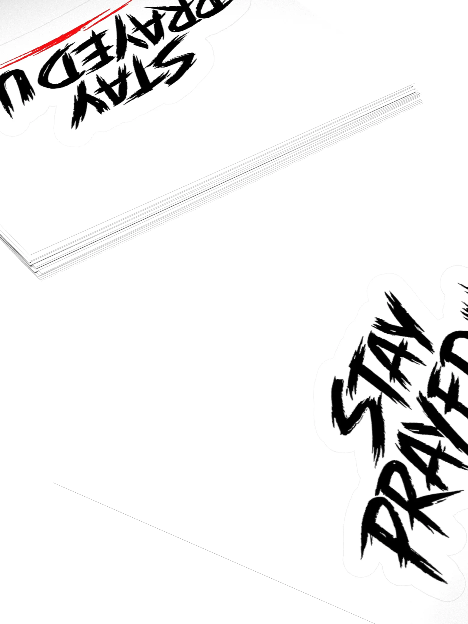 Stay Prayed Up Sticker | Mysteries Unknown Faith Collection product image (14)