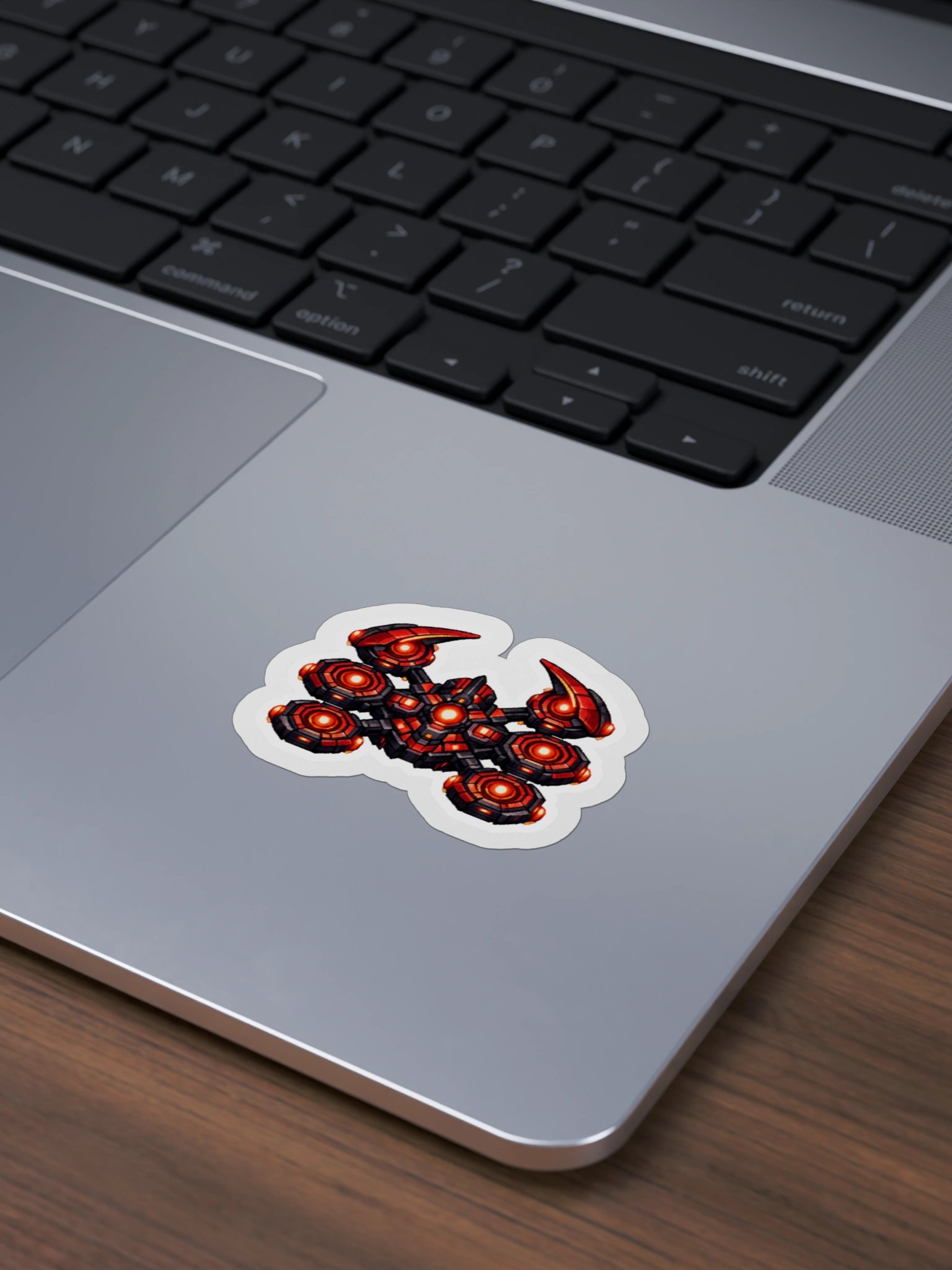 Sector Defense Crimson Vortex Die-Cut Sticker product image (1)