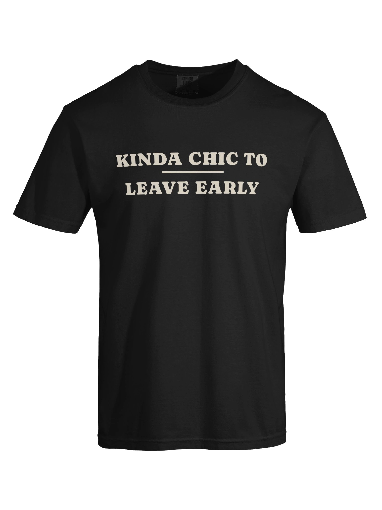 kinda chic to leave early black cream product image (5)