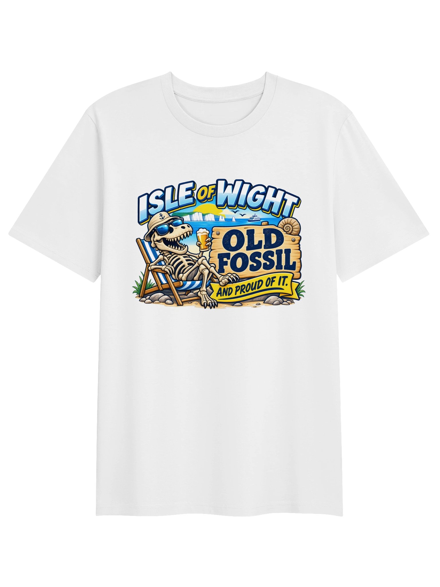 Isle of Wight Old Fossil T-Shirt – And Proud of It! product image (1)