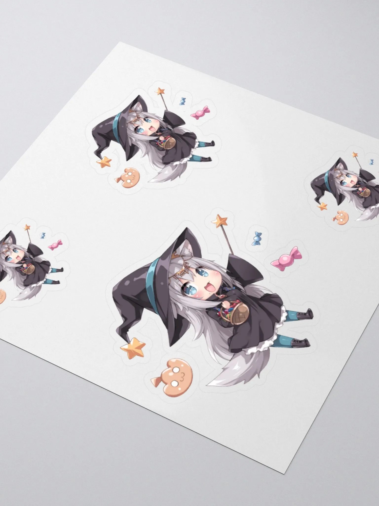 Witch Paws 4 Size Sticker Sheet product image (3)