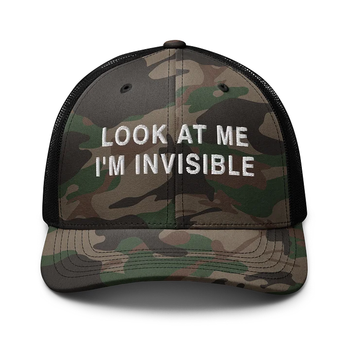 Invisible Camo Trucker Hat