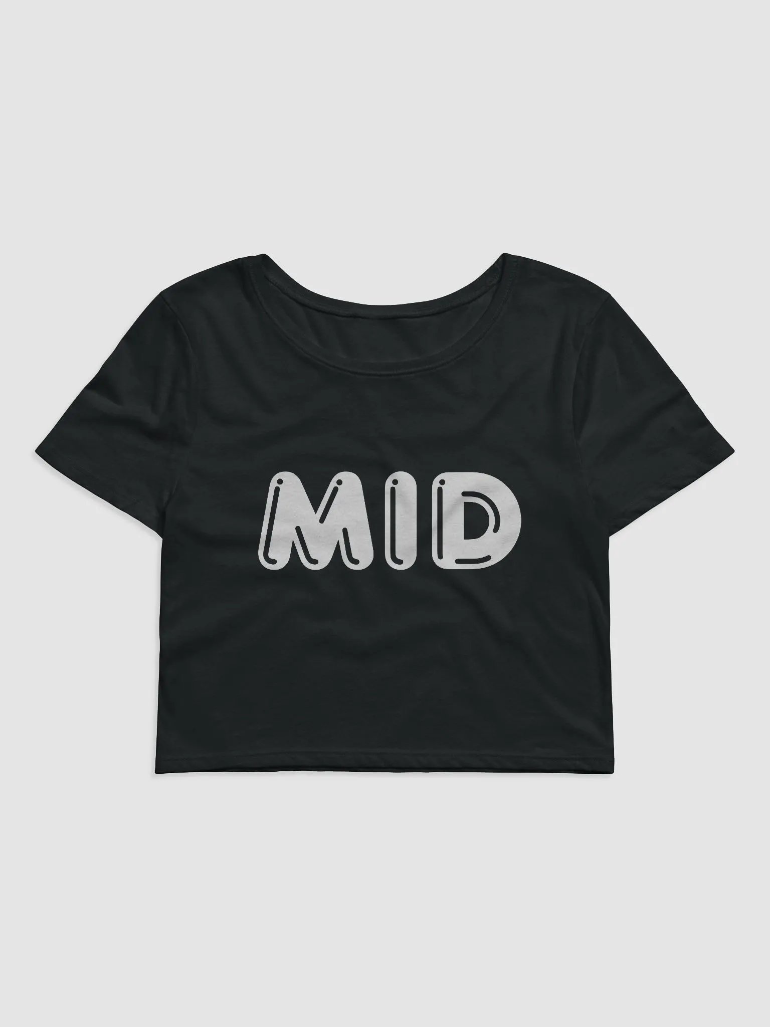 Mid Crop Top White product image (1)