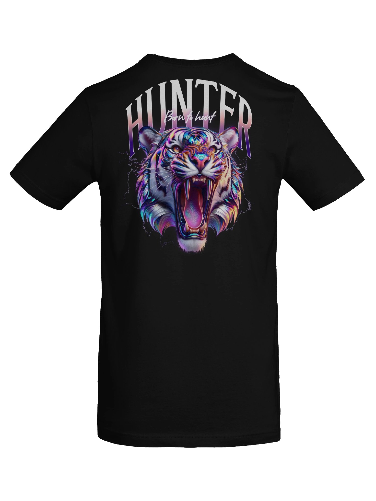 Unique Roaring Tiger Hunter T-Shirt for Everyday Wear product image (8)