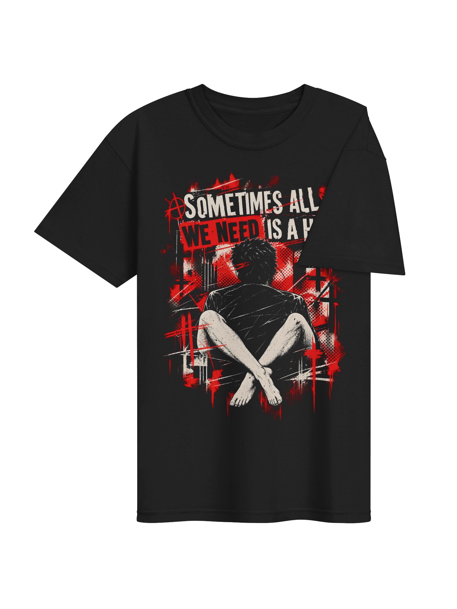 All We Need is a Hug Heavyweight Vintage Graphic Tee product image (4)