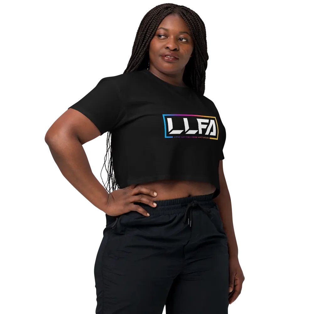 LLFA Logo Premium Crop T-Shirt - Black product image (8)