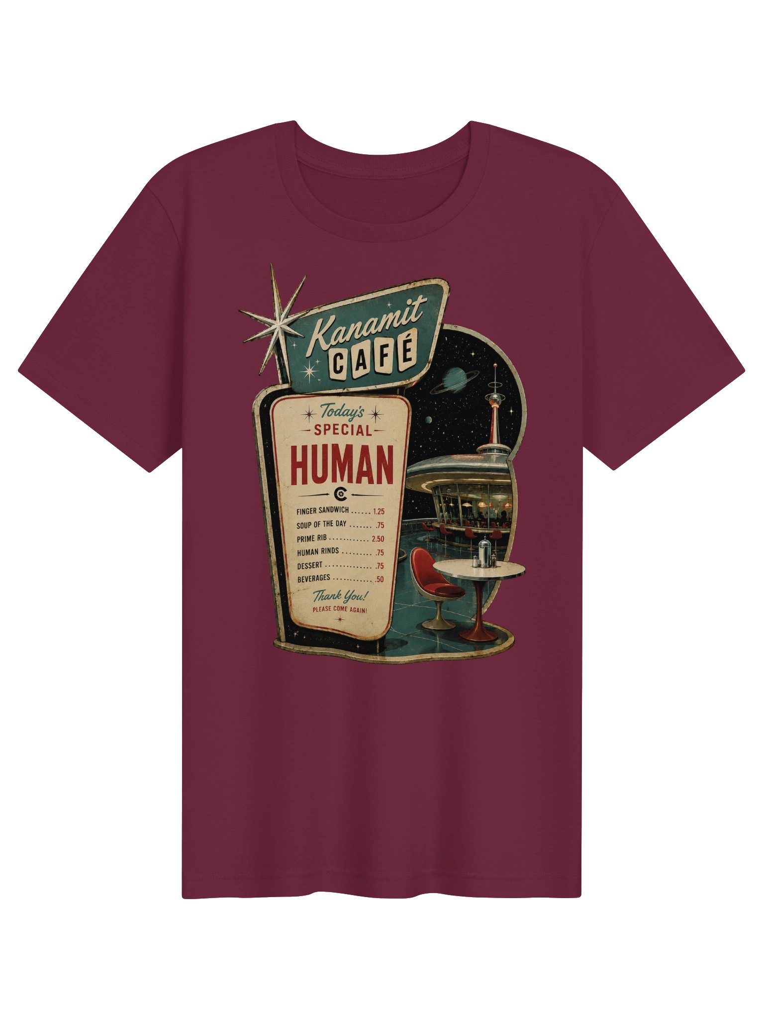 Twilight Zone "To Serve Man" Supersoft T-shirt product image (1)