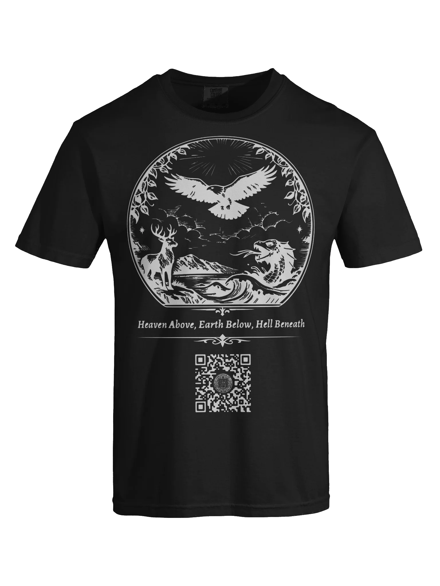 Three-Story Universe (White on Black/Color) product image (7)