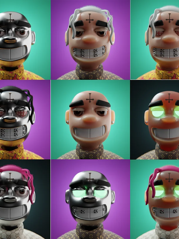 20 Stylized NFT Character Collection product image (1)