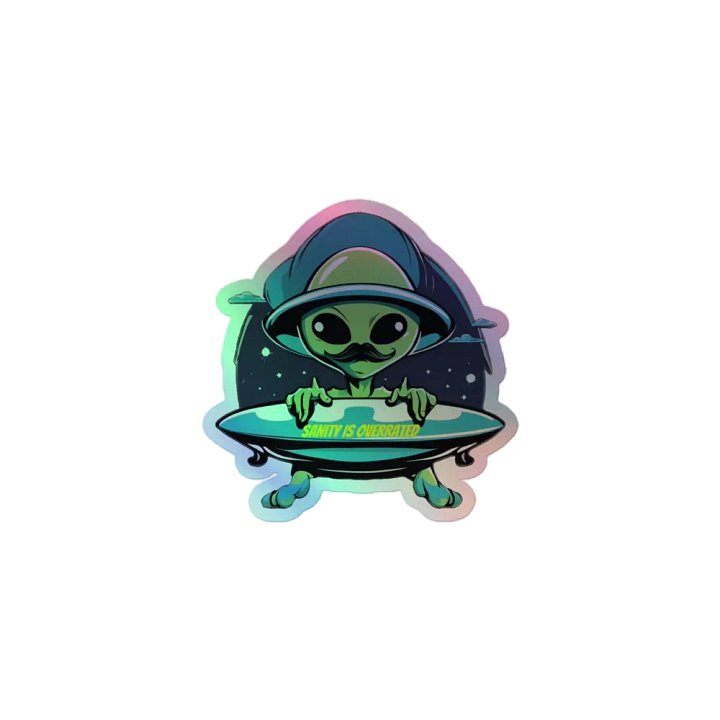 General Insanity: UFO Sticker product image (1)