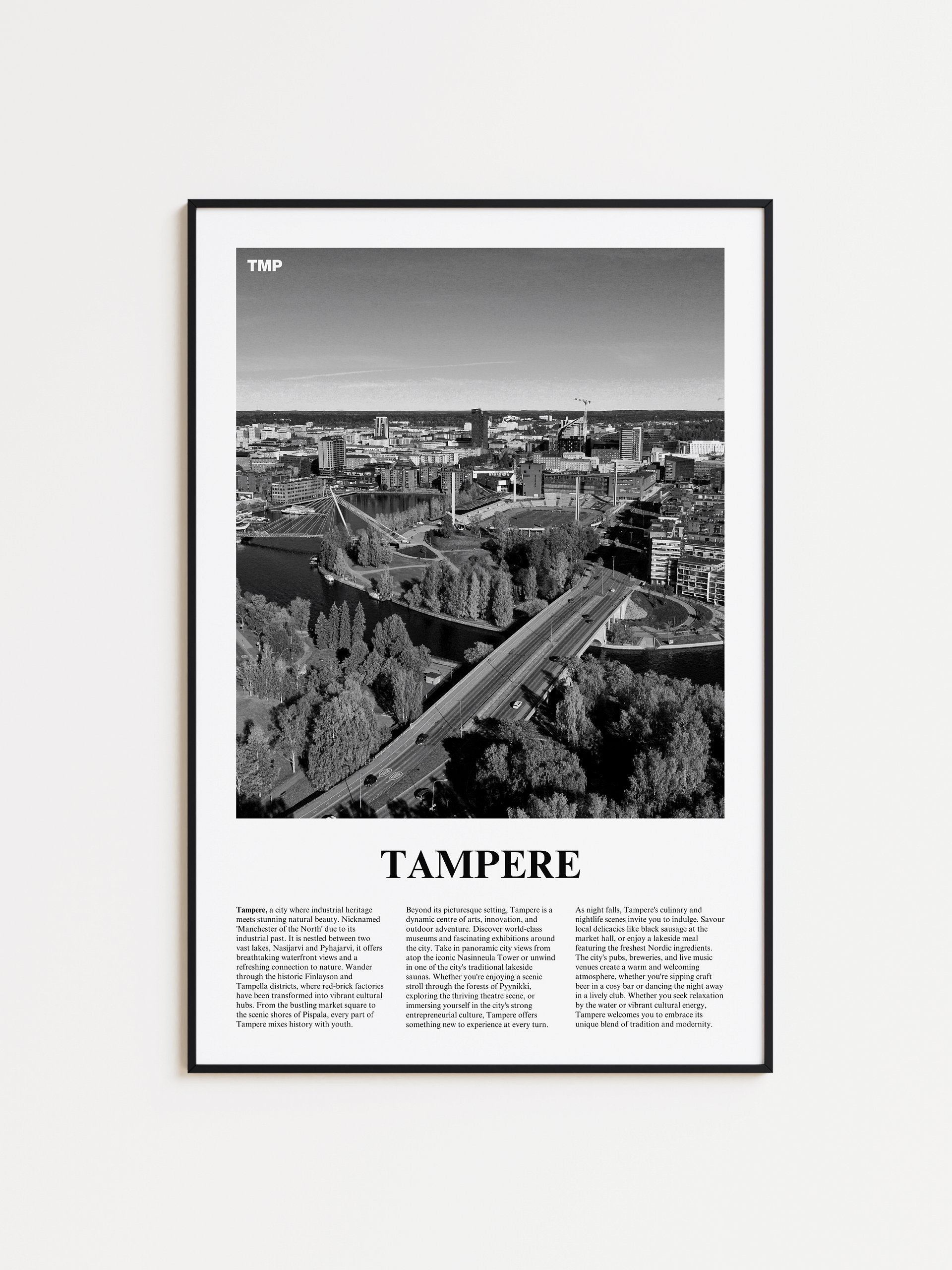 Tampere 01 Newspaper Poster product image (1)