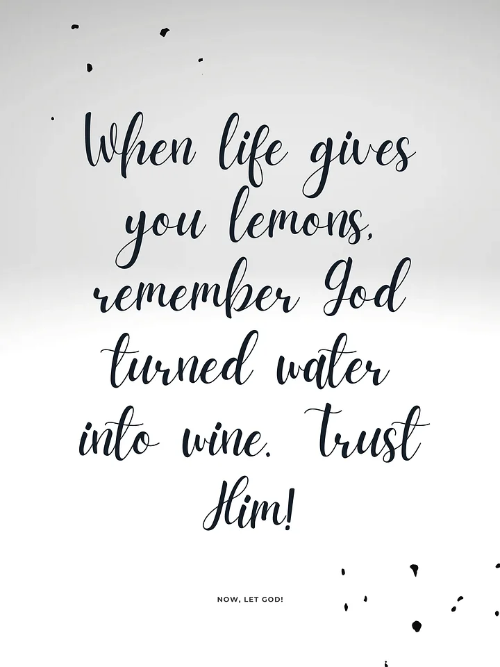 When life gives you lemons - Digital Print product image (1)