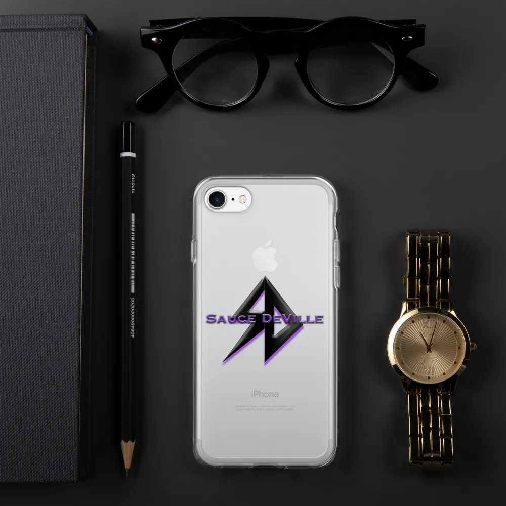 SauceDeVille Sleek & Modern iPhone® Clear Case product image (329)