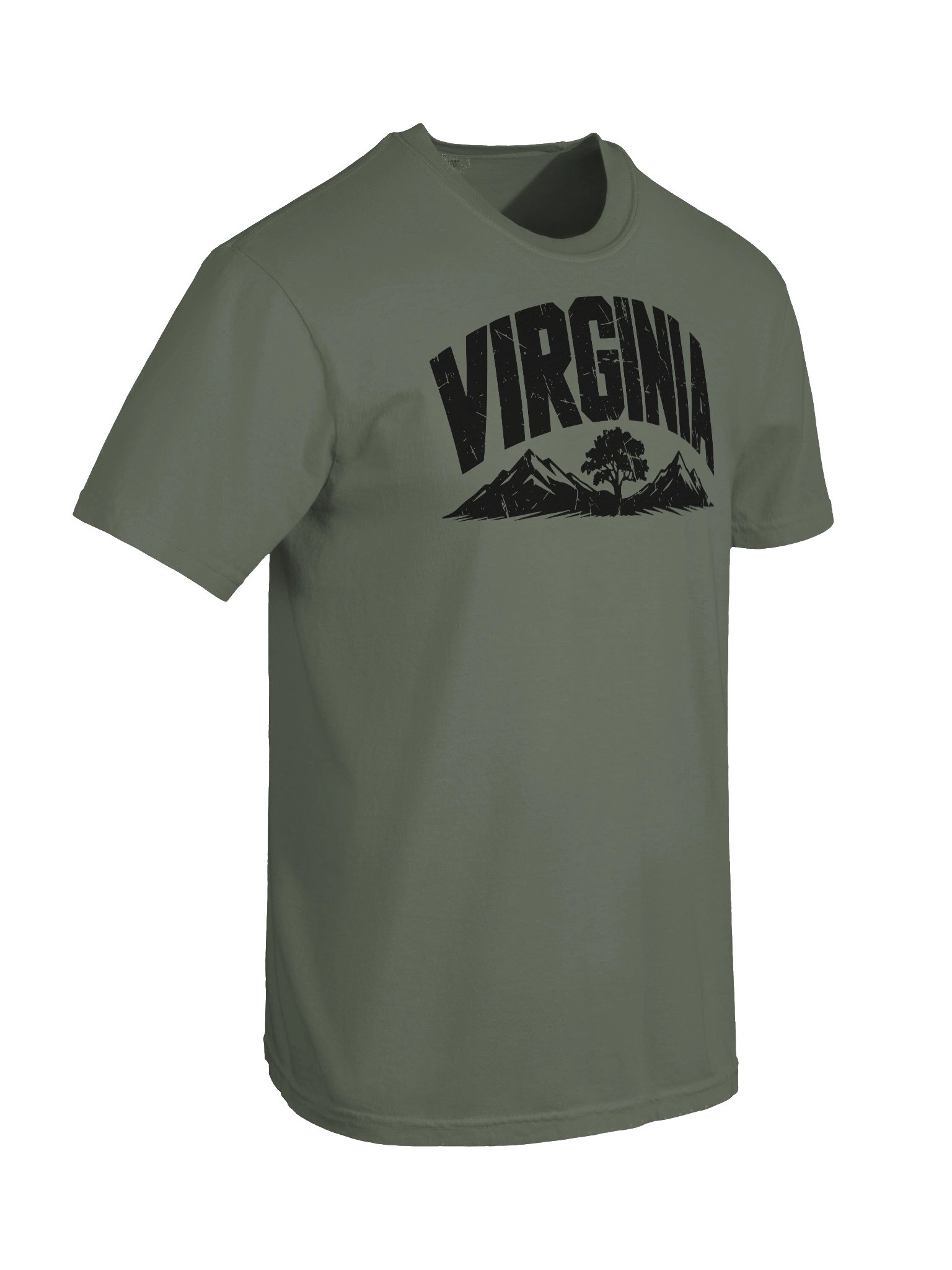 Virginia Mountain Tree T-Shirt | Vintage State Pride Outdoor Tee product image (21)