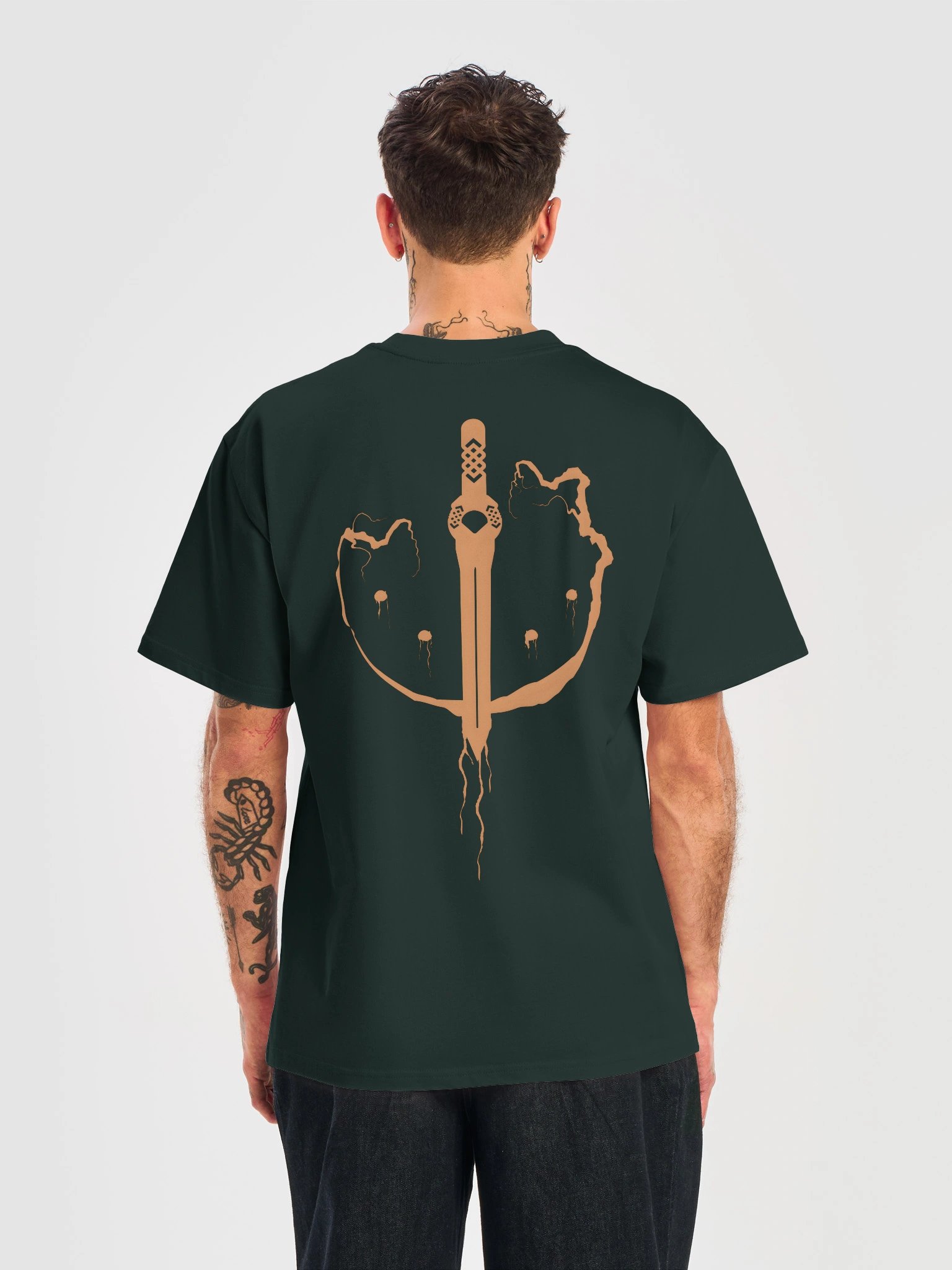 Oaths & Empires Dark Green and Gold T-Shirt product image (6)