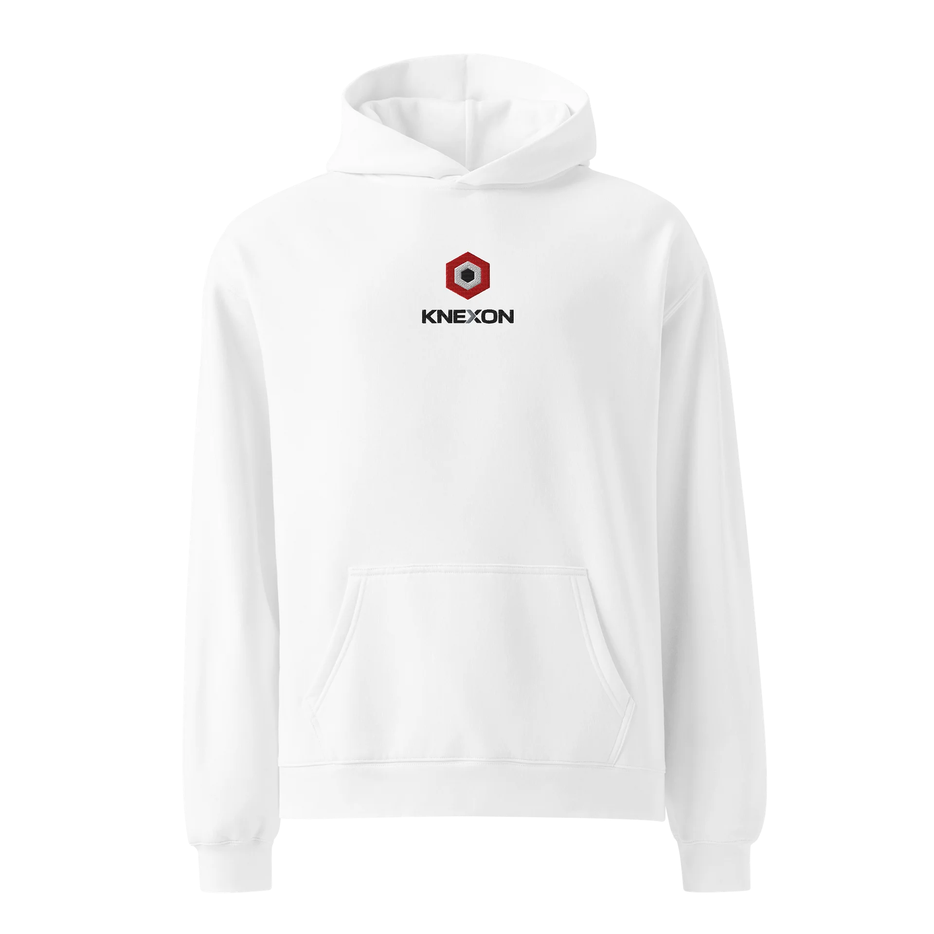 KNEXON Full Logo Alternate Premium Hoodie - White product image (3)