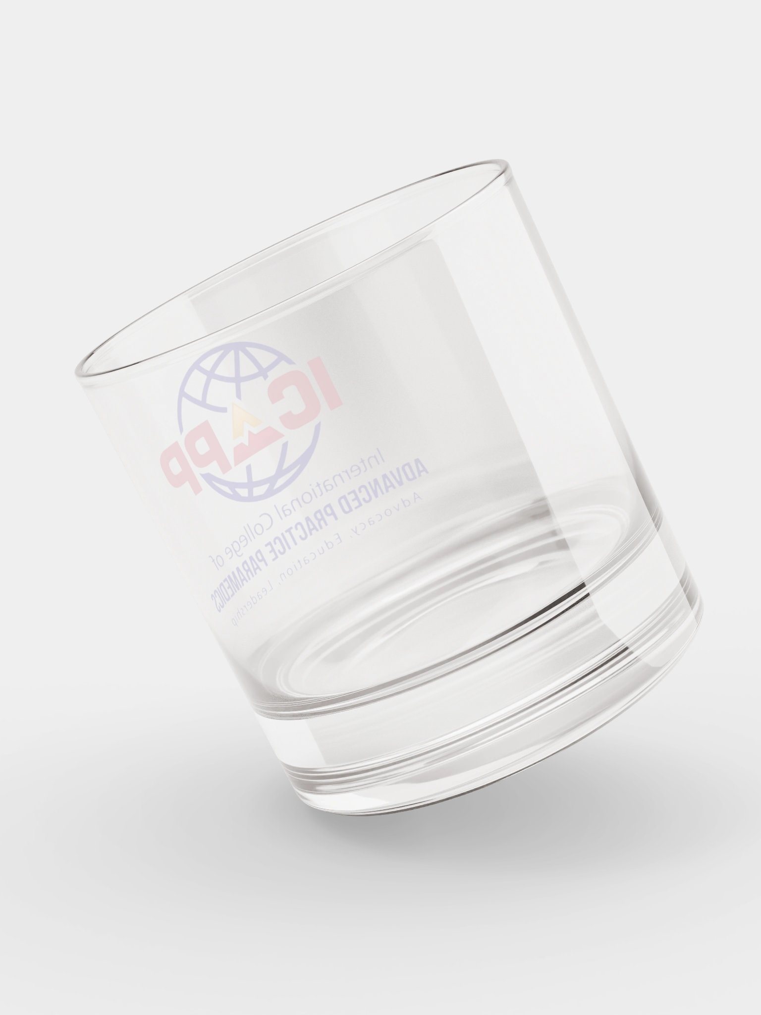 ICAPP Logo Rocks Glass product image (7)