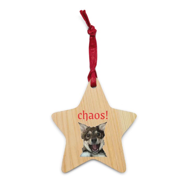 Wood Chaos Coyote Ornament product image (4)