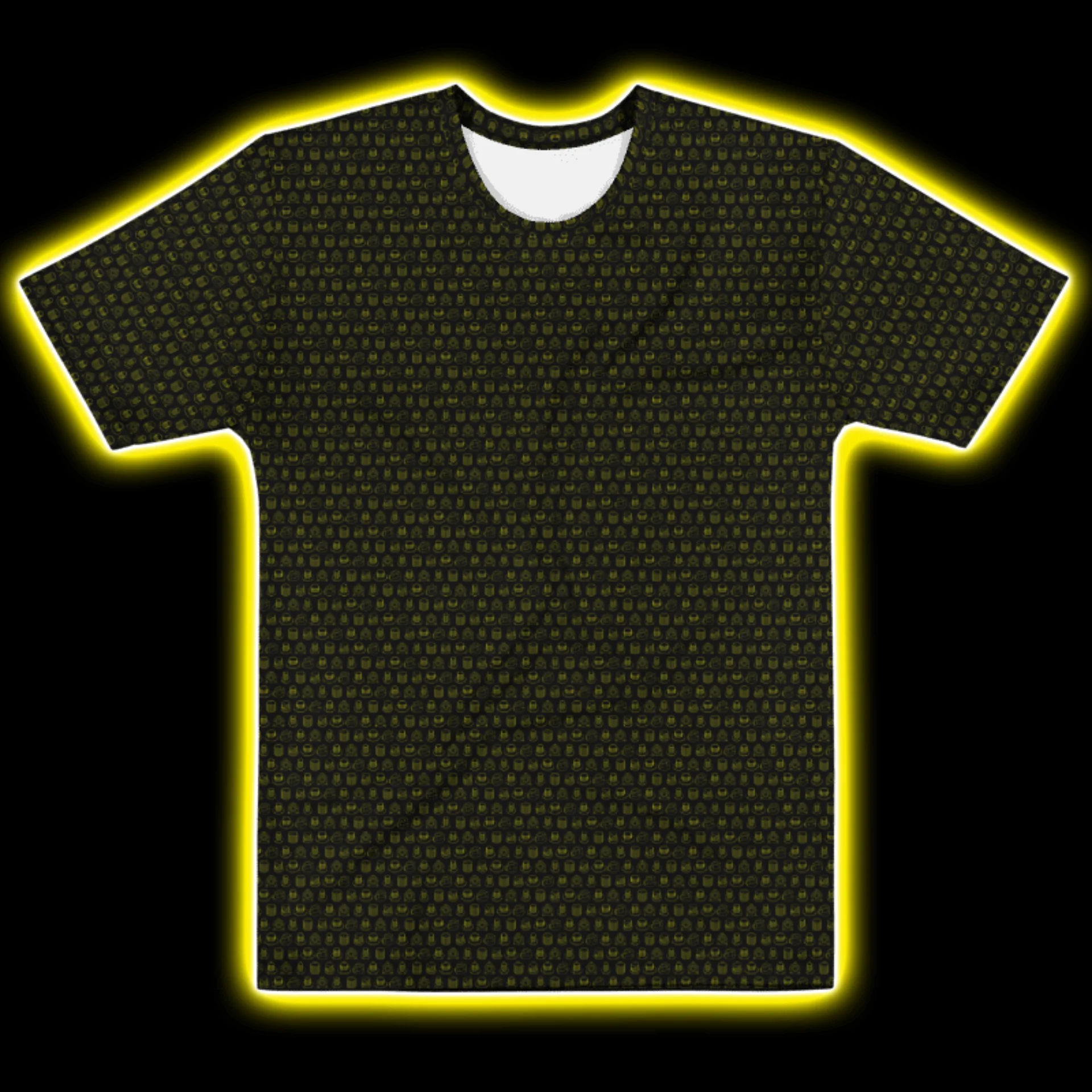 Synthesis Icons T-Shirt - (7 Iconic Synth Knobs) CITRINE product image (1)