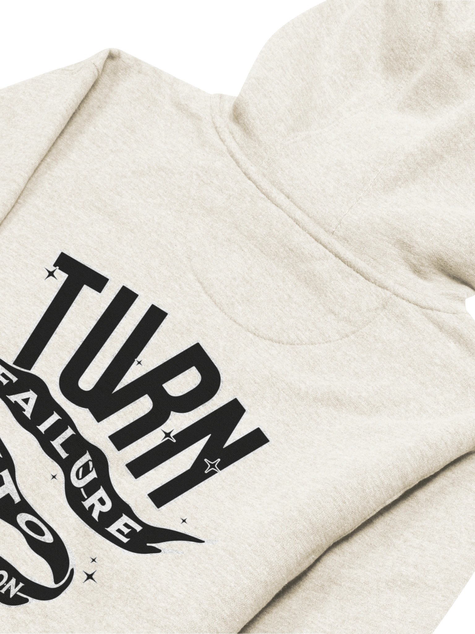 "TURN FAILURE INTO MOTIVATION" HOODIE (BL) product image (11)