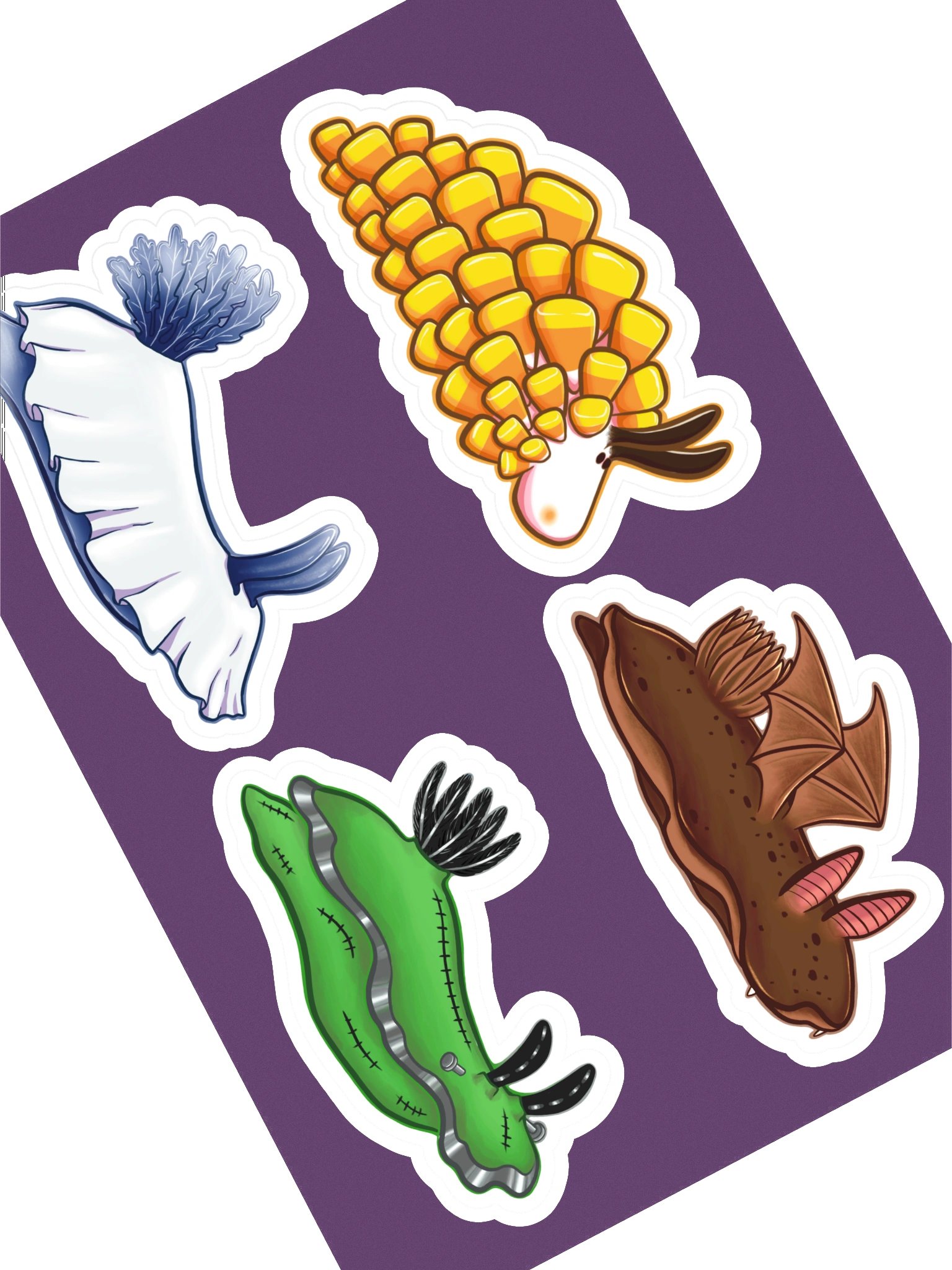 Spooky Scary Slug Time - Sticker Set product image (2)